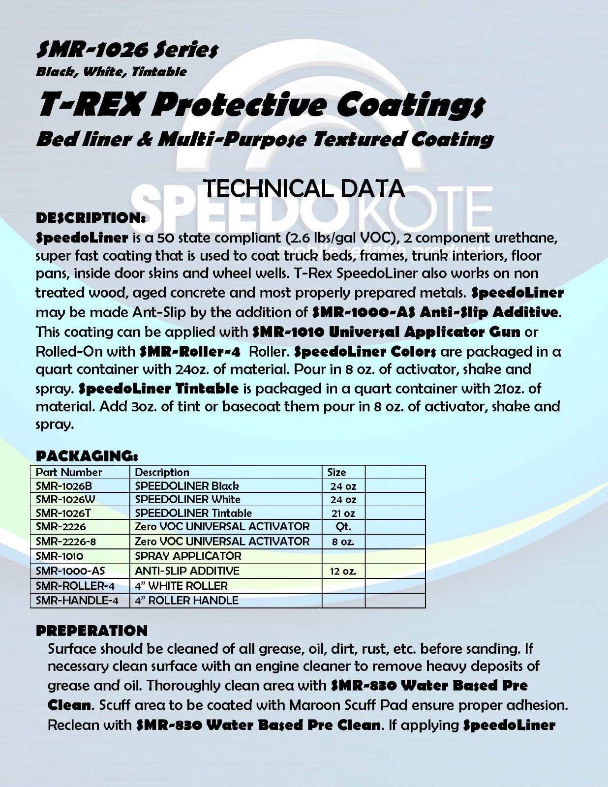 T-Rex Black textured truck Bed Liner kit, SMR-1026B-K8, 8-quart kit w/ Spray Gun