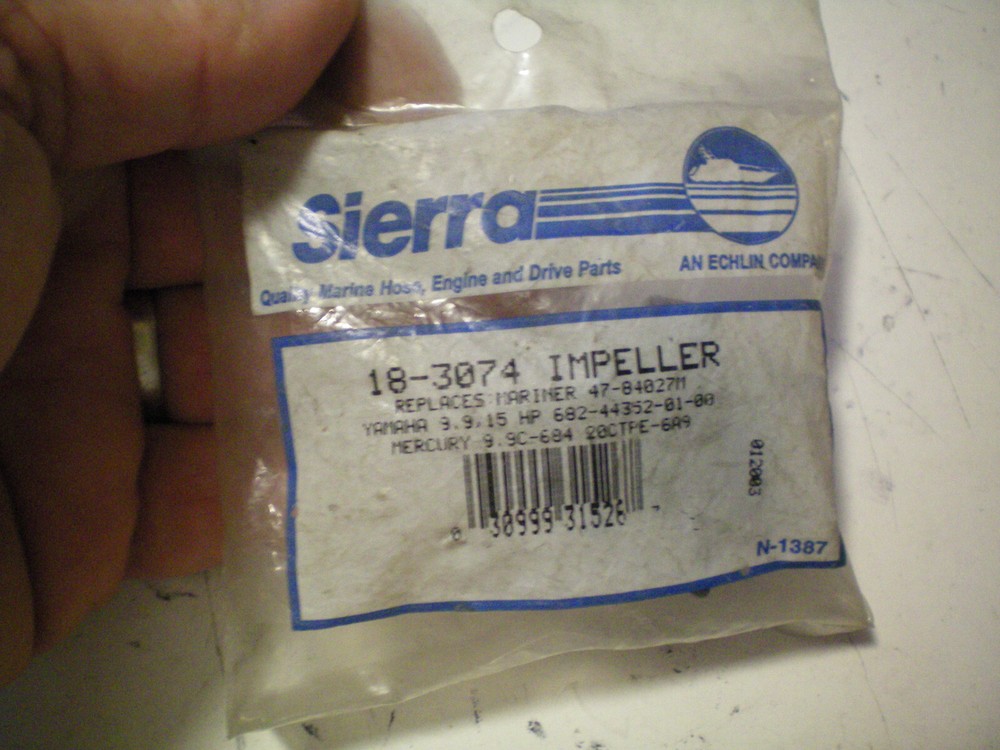 SIERRA #18-3074 IMPELLER, FREE FREIGHT