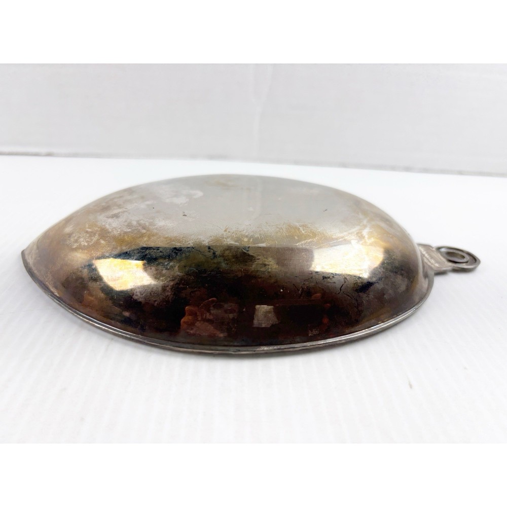 Christmas Tray Ornament Shape International Silver Company Trinket Embossed Vtg