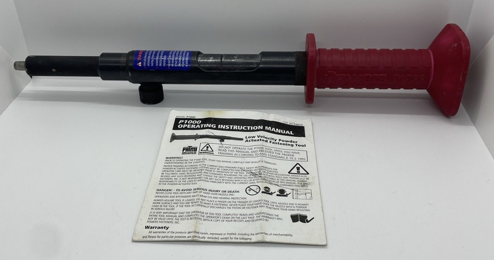 POWERS P1000 Low Velocity Powder Actuated Fastening Tool