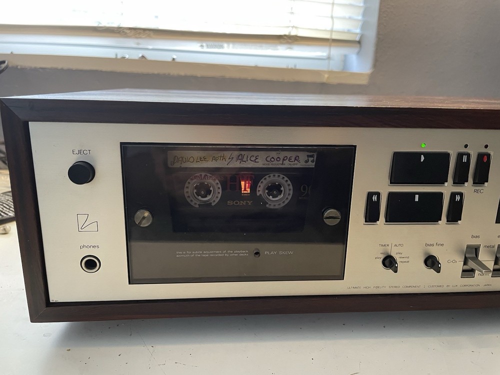Luxman K-8 Stereo Cassette Deck (SERVICED)