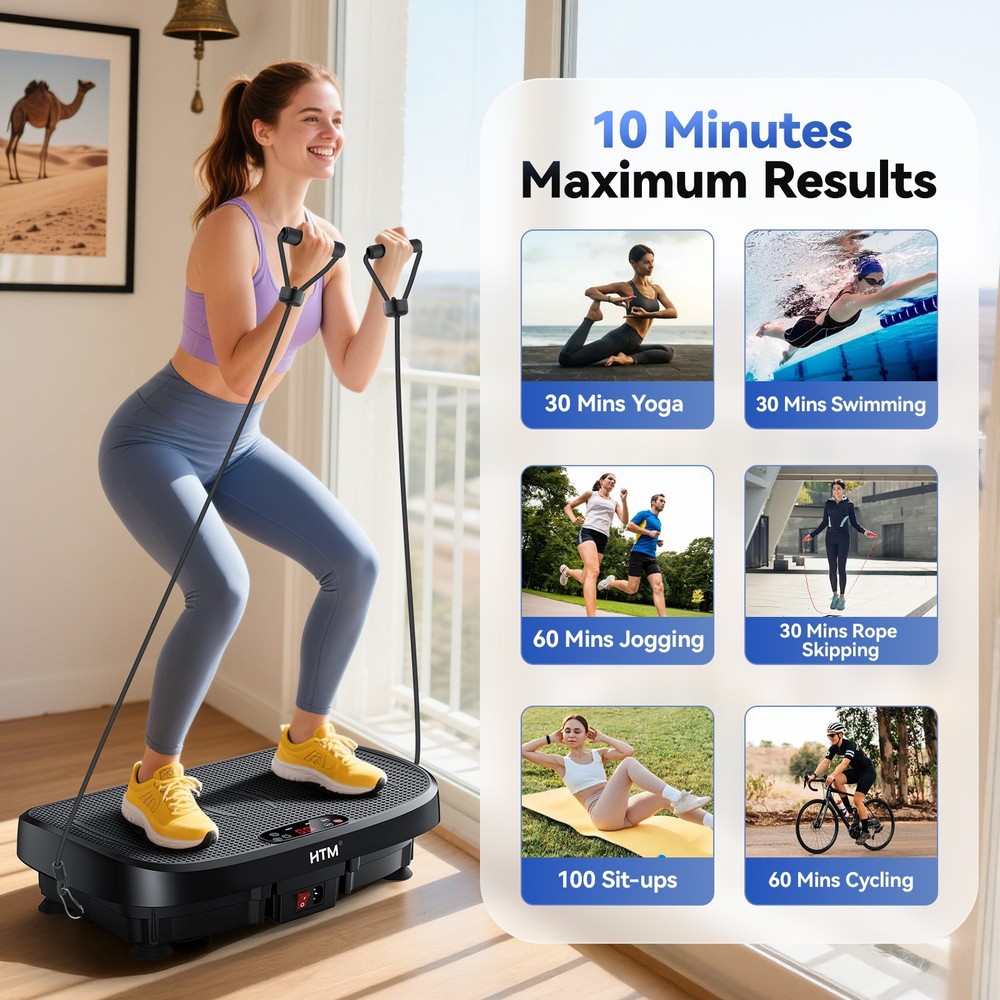 Vibration plate exercise machine vibrating plate for lymphatic drainage Wellness