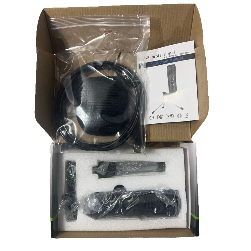 USB Professional Condenser Microphone, Sensitive Pickup,  Pure Sound