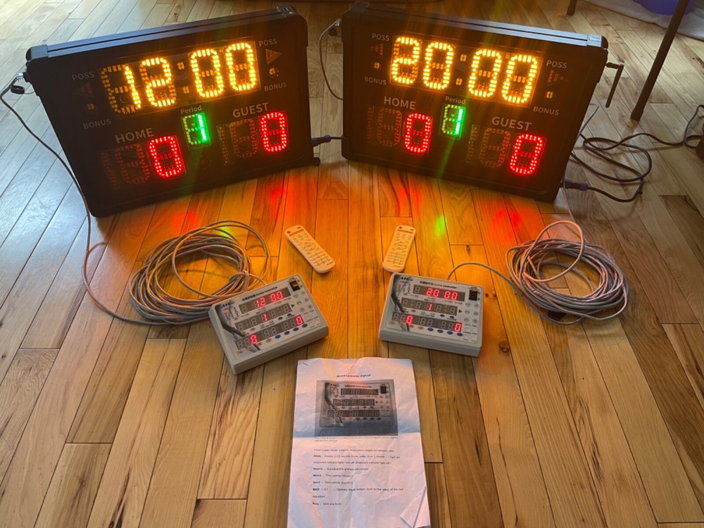 BASKETBALL Scoreboards (2) Multi Function/Control **SEE DESCRIPTION**