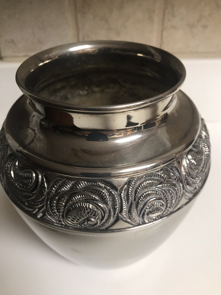 International Silver Co 7" Floral Vase