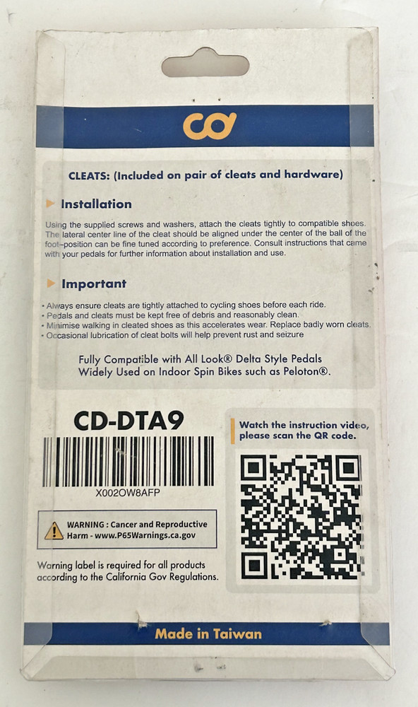 CD / DELTA ARC Compatible Cleats CD-DTA9 - NEW