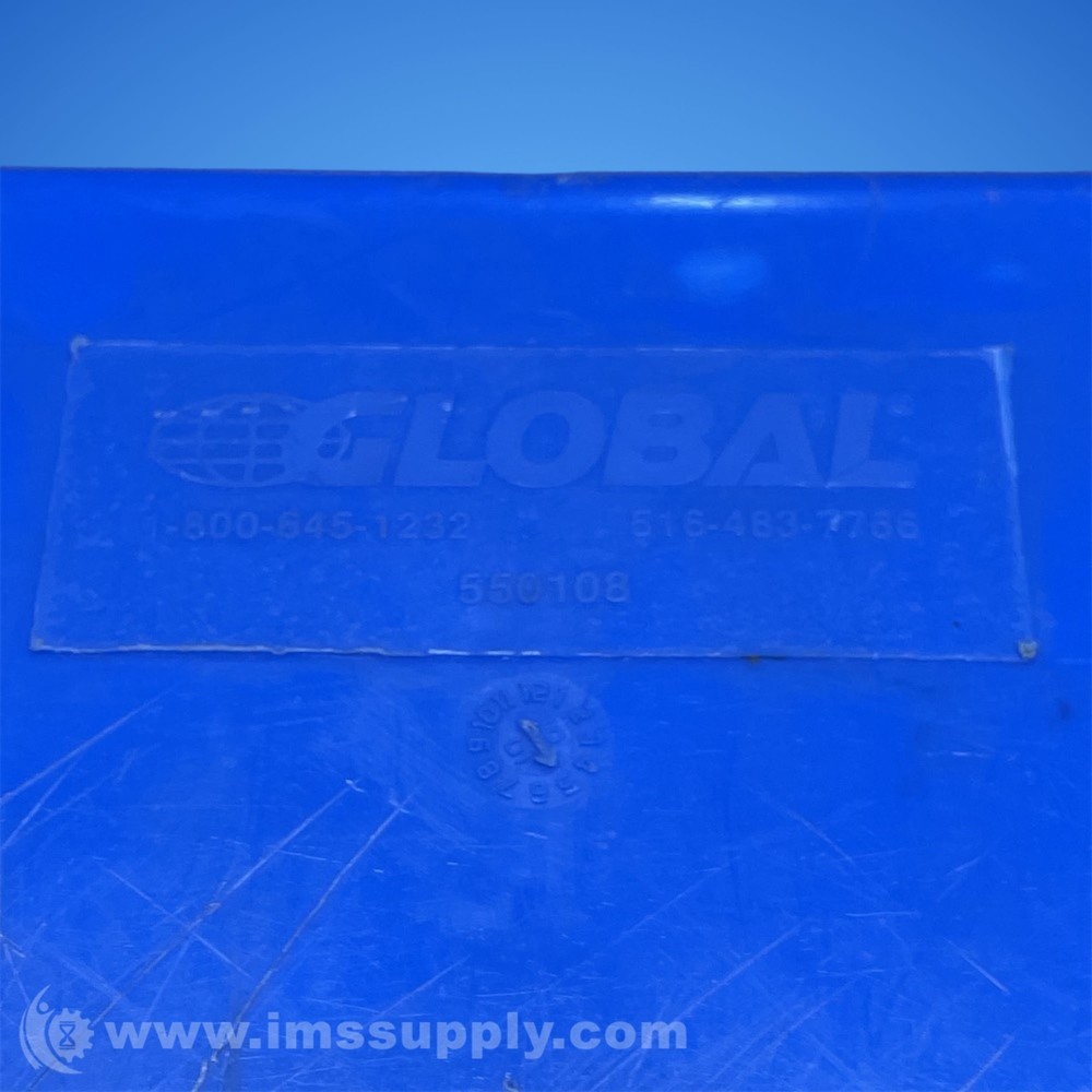 Global 550108 Stacking Bin Color Blue USIP