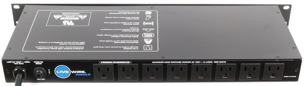Livewire PC900 9-Outlet Power Conditioner and Distribution System