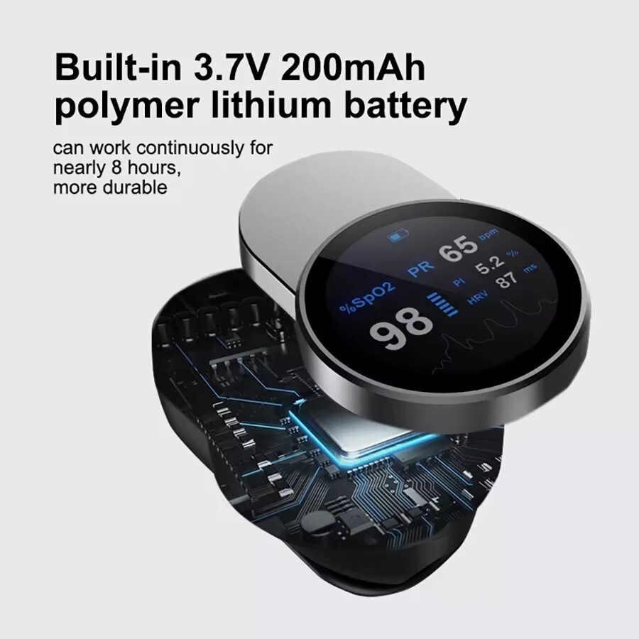 Home intelligent finger pulse circular oximeter