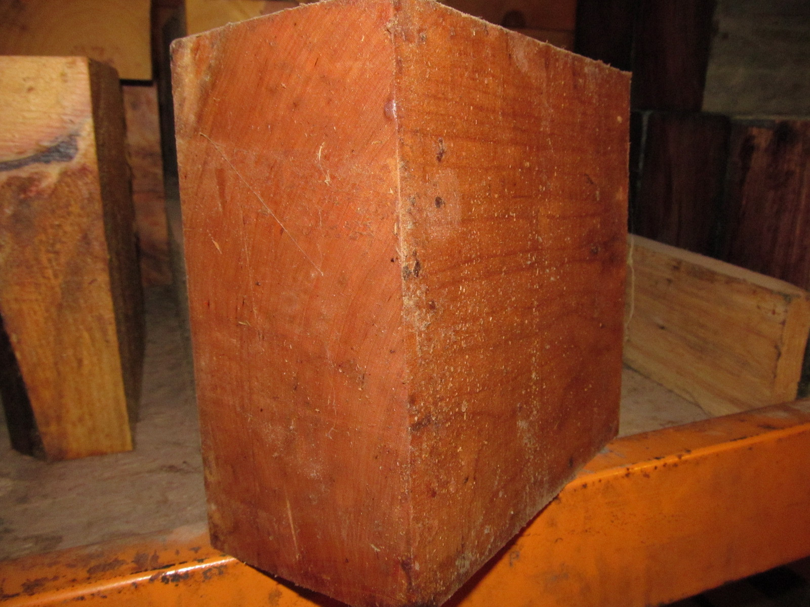 BEAUTIFUL THICK CHERRY BOWL BLANK LATHE LUMBER WOOD 8 X 8 X 4"