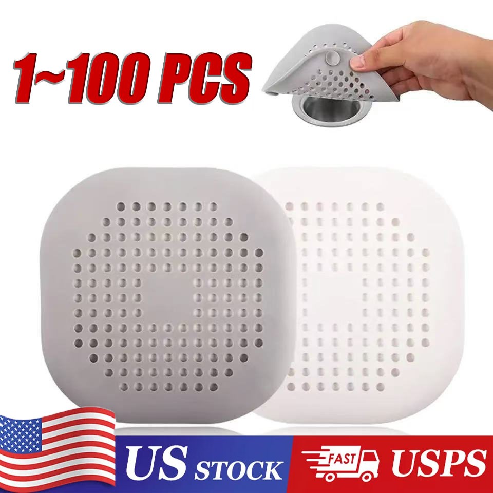Bathroom Drain Hair Catcher Bath Stopper Plug Sink Strainer Filter Shower Covers