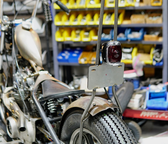 40-53 Chevrolet Truck Taillight 12V for Custom Motorcycle Harley Chopper Bobber