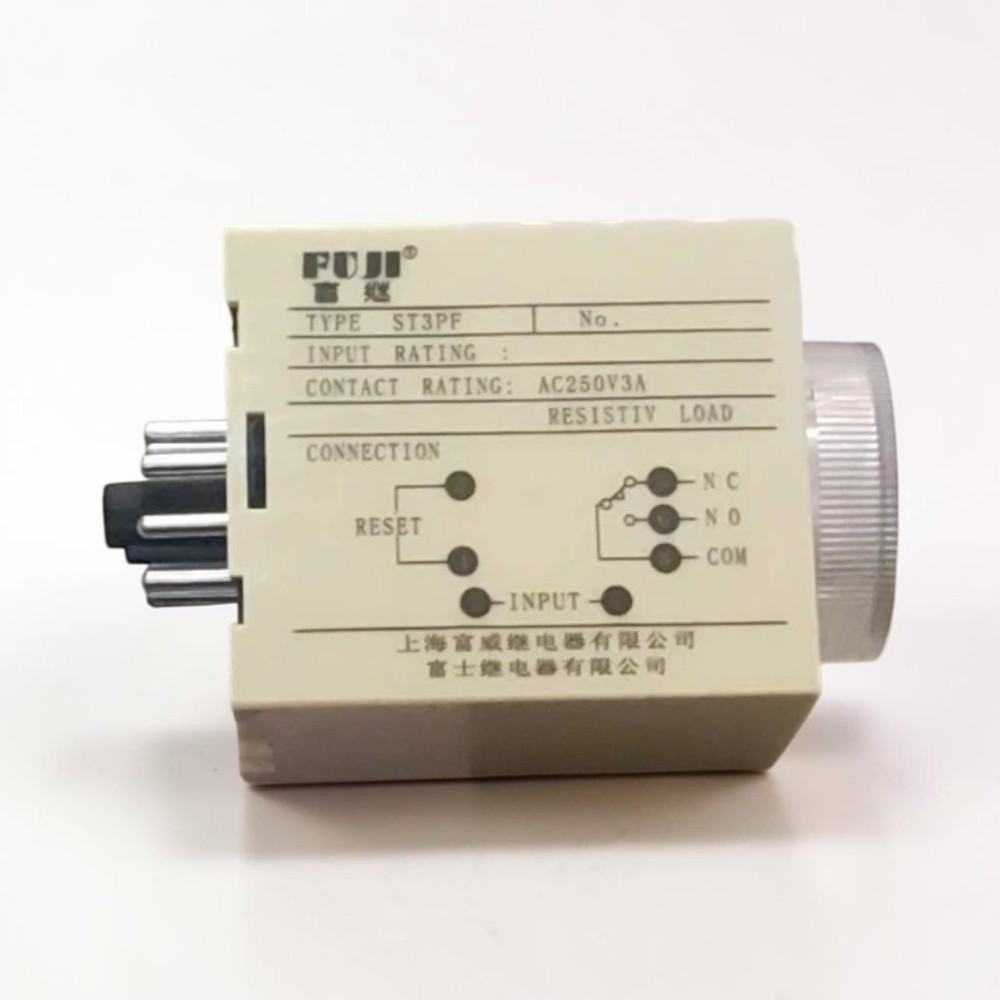 FUJI ST3PF ELECTRONIC TIMER TIME RANGE 5SECOND 110VAC FREE FAST SHIPPING