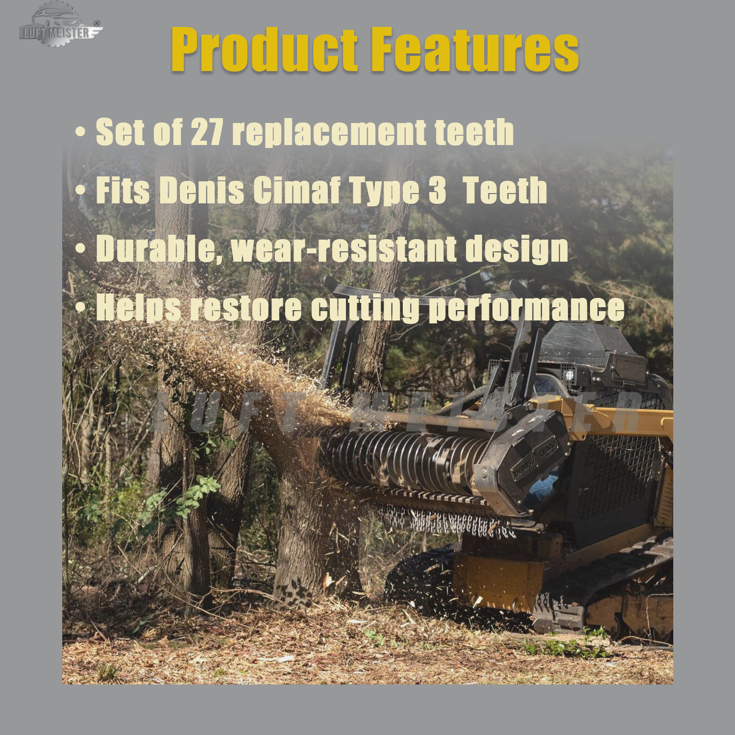 Brand New 27PC F0010-3 FOR Denis Cimaf Type 3 Teeth Replacement F00103 US STOCK