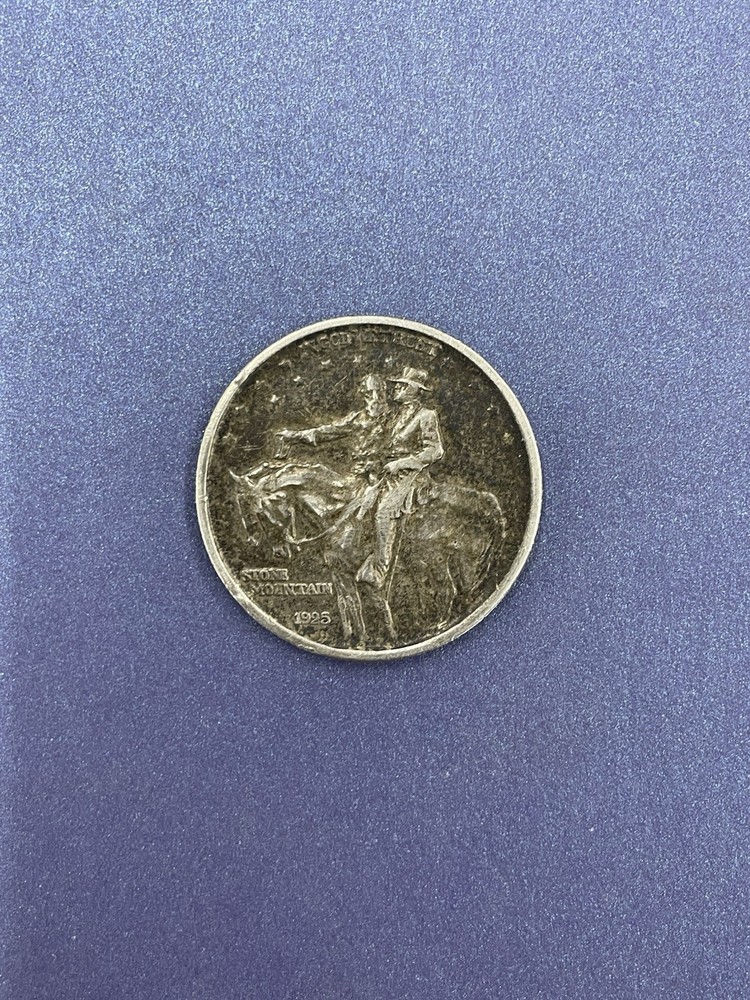 1925 Stone Mountain Commemorative Silver Half Dollar 50C