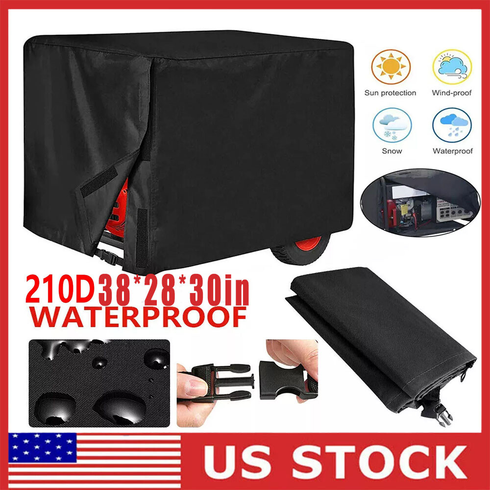 Generator Cover While Running Heavy Rain Universal Waterproof Dustproof Protect