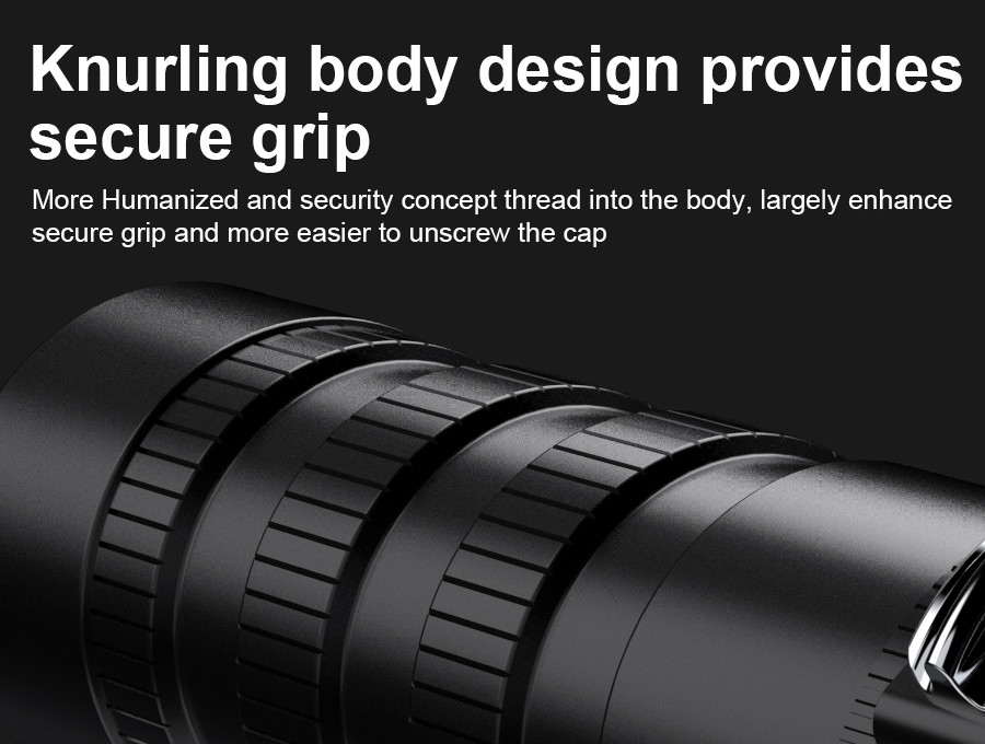 XTAR D06 1200 Flood Beam Scuba Diving Flashlight Torch