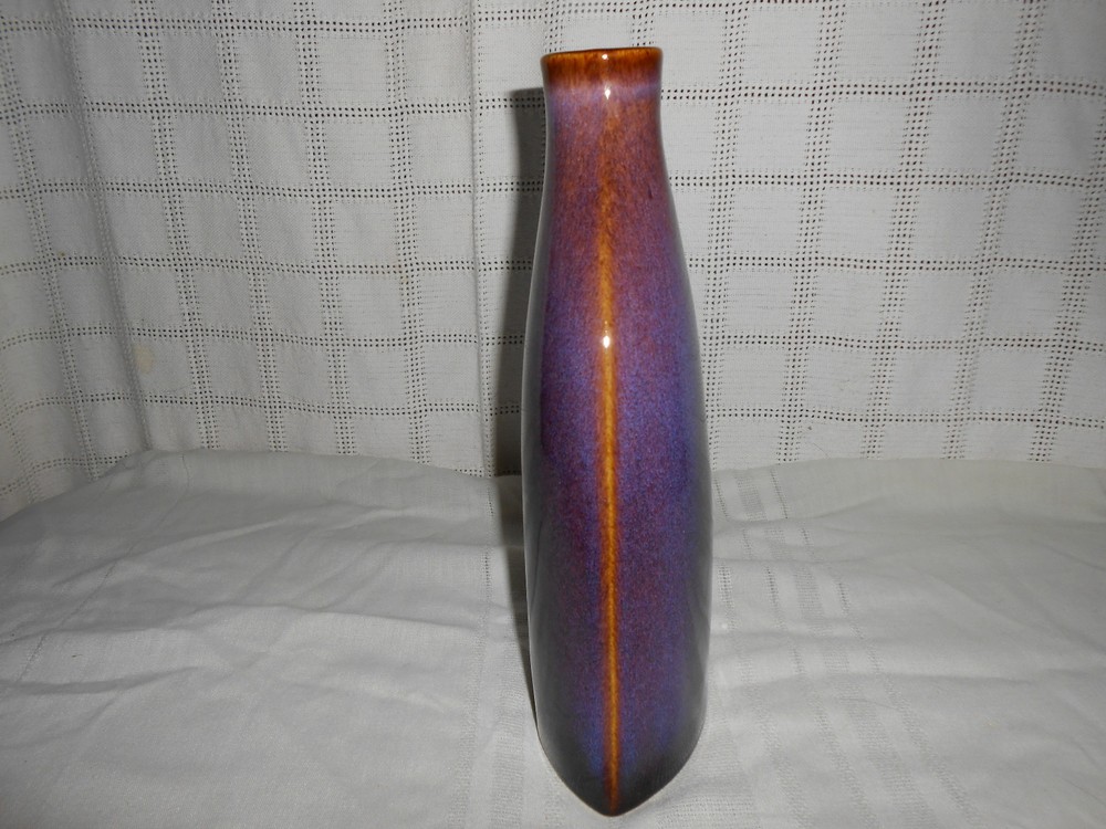 Ceramic home decor bottle, vase 12"