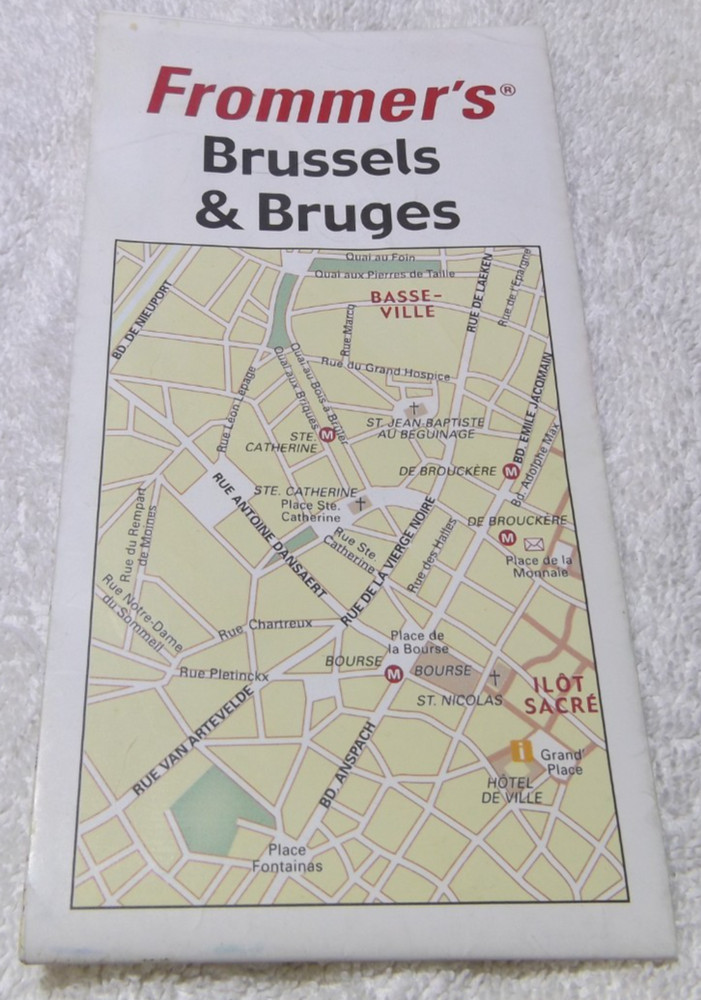 FROMMER'S BRUSSELS & BRUGES 2008 ROAD MAP