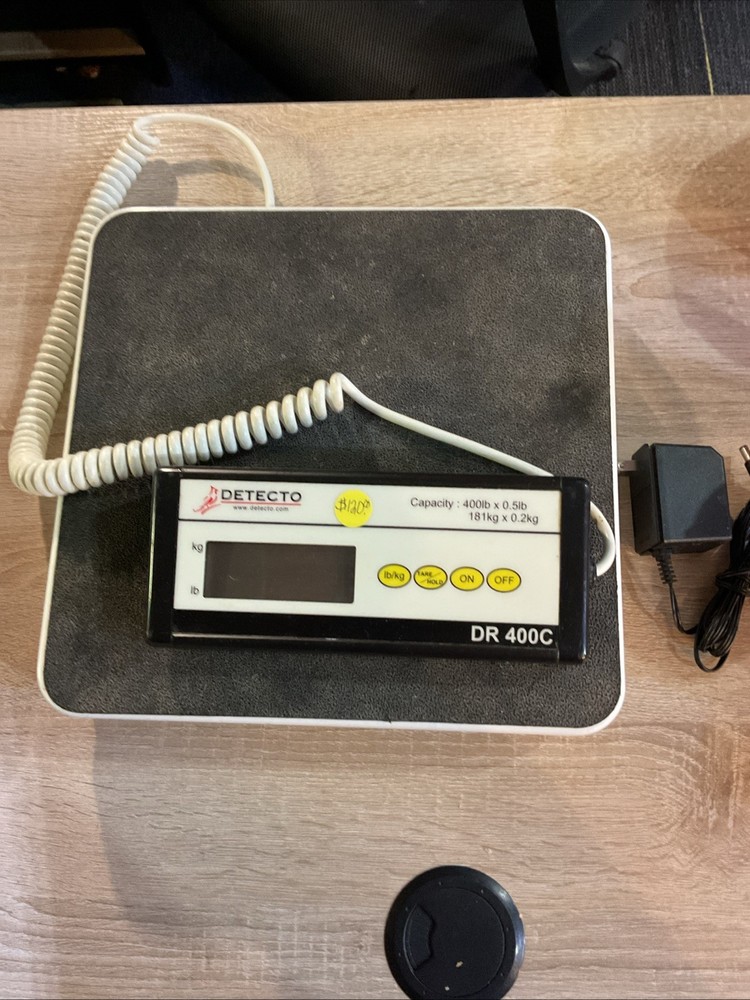Detecto DR550C Digital Scale / Tested & Working / Battery or AC Power.