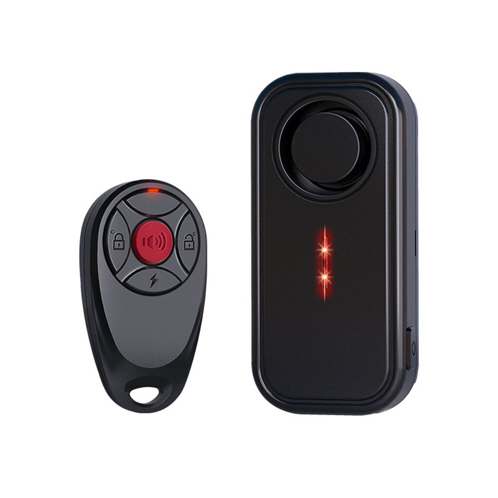 113dB Loud Security Alarm with Vibration Sensor and Wireless Remote for Bicycle