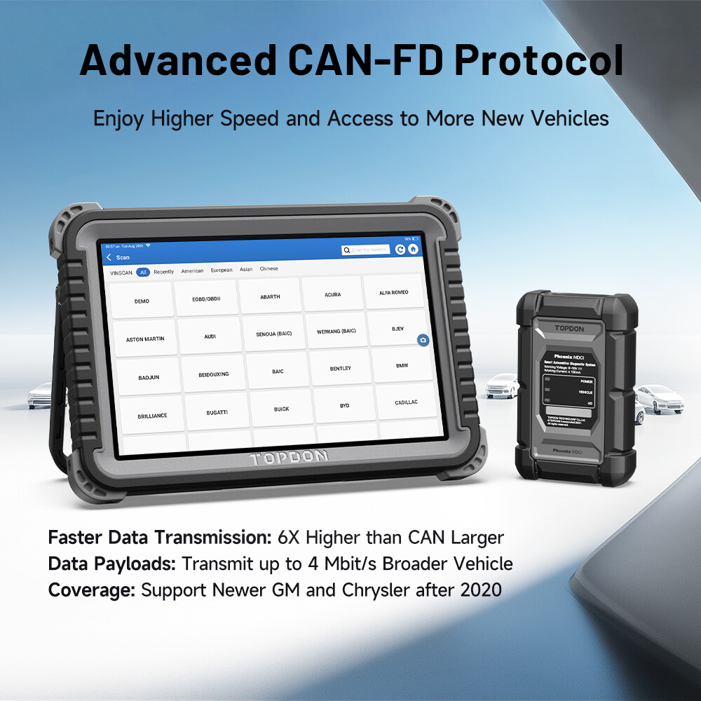 2025 TOPDON Phoenix Plus 2 Online Coding Car Full System Diagnostic Scanner Tool