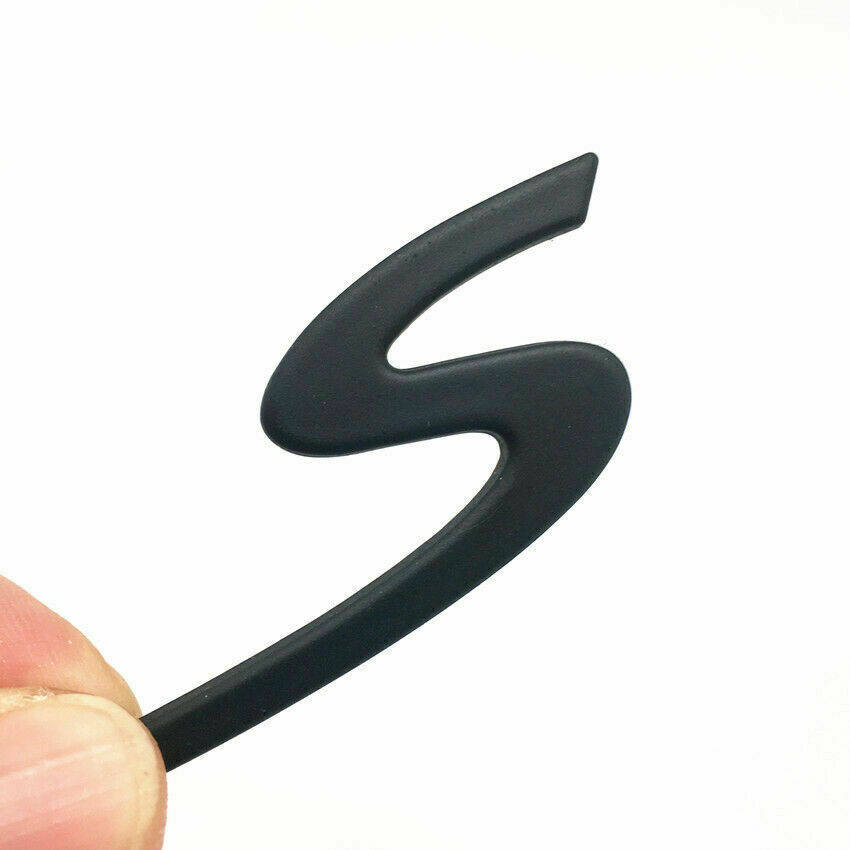 For Porsche Panamera Cayenne Macan 911 718 Red/Silver/Black S Badge Trunk Emblem
