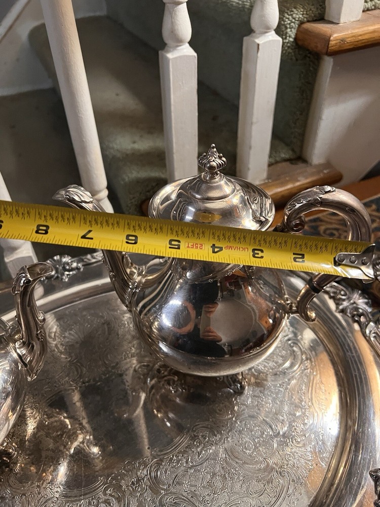 Reed Barton Regency Silver Plate Tea Service Set