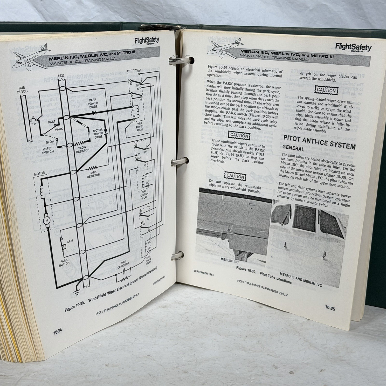 FlightSafety Merlin IIIC Merlin IVC Metro III Maintenance Training Manual