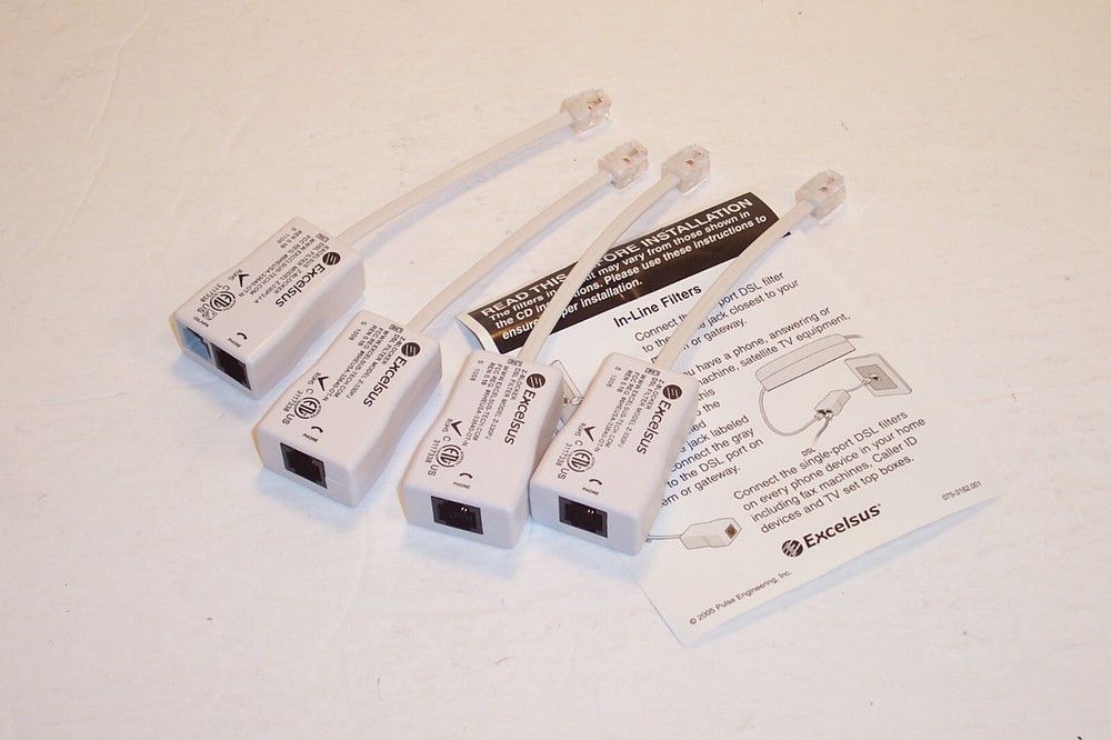 Set 0f 4 NIB ./ NOS EXCELSUS DSL FILTERS