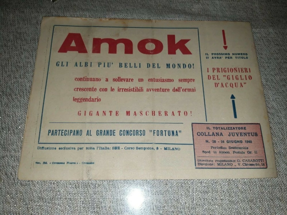 1948 Gim Toro Comic No. 25 ORIGINAL £. 12