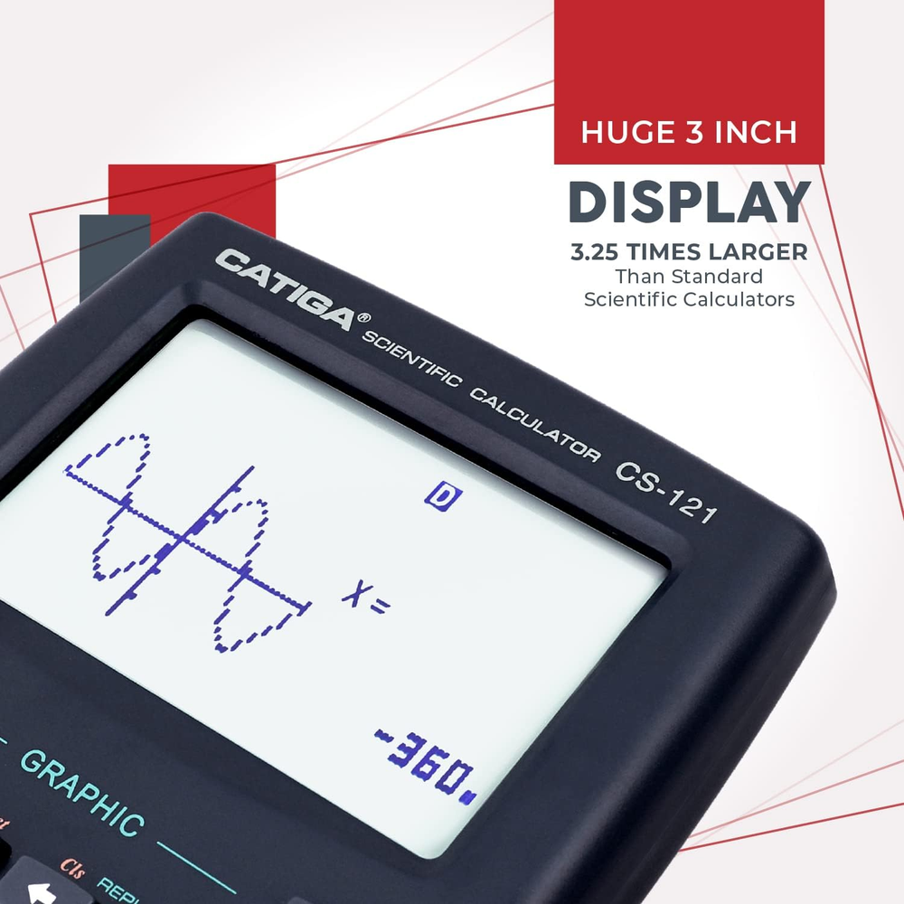 Scientific Calculator with Graphic Functions - Multiple Modes with Intuitive Int
