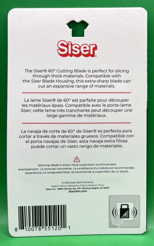 Siser 60 Degree Precision Cutting Blades For Siser cutting systems