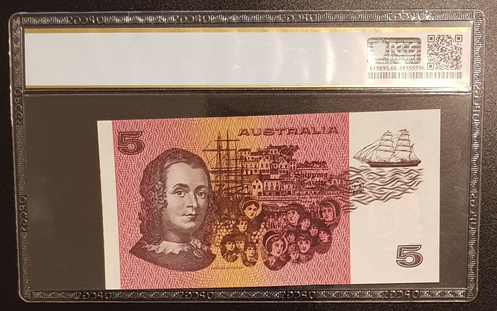 1983 Johnston/Stone $5 Five Dollar Notes Pair Consecutive Numbers PCGS66 R208