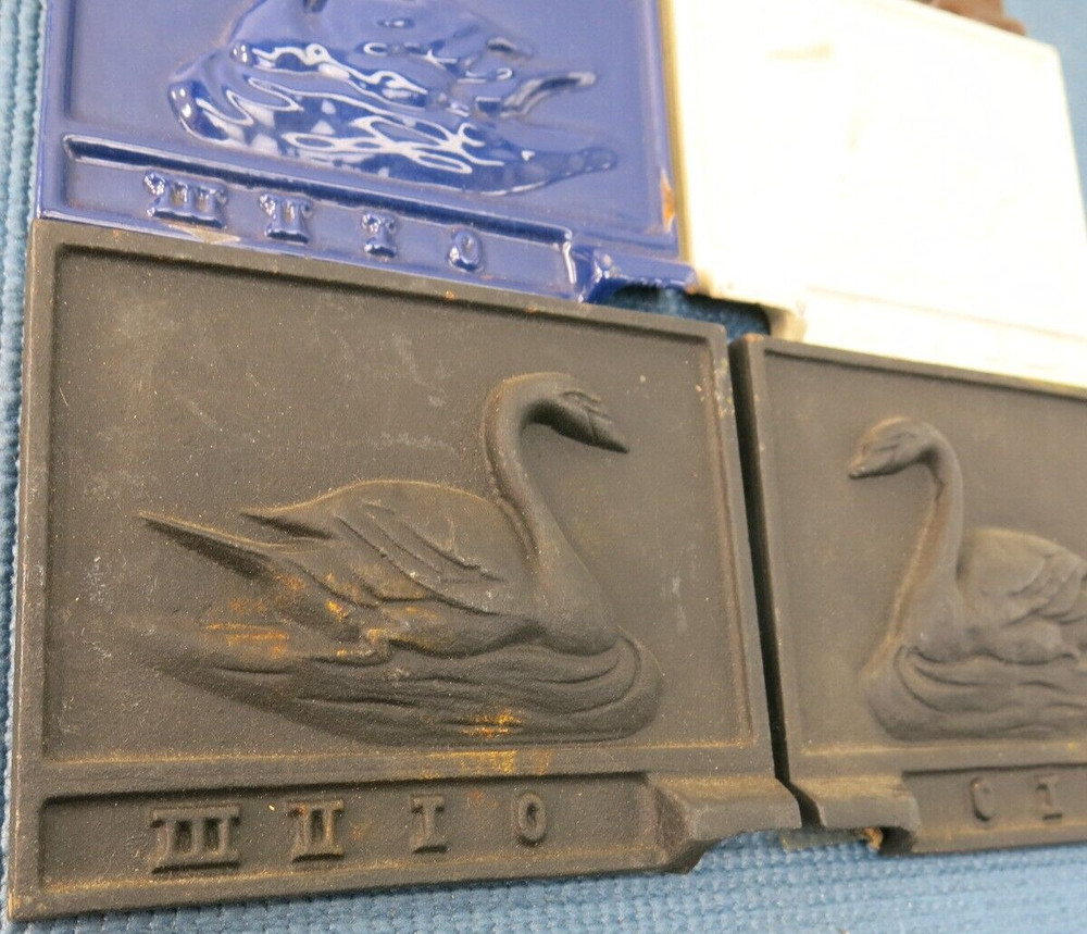 VTG COALBROOKDALE SEVERN DECORATIVE SWAN PANEL DRAFT CONTROL DOORS. DIY PROJECT