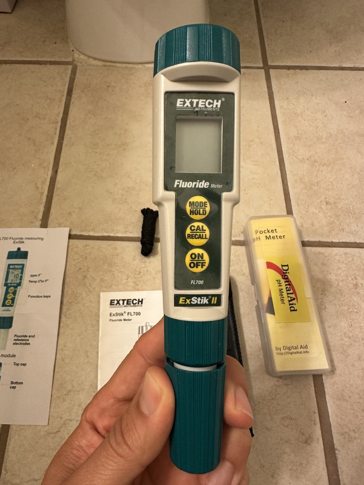 Extech Instruments Exstik FL700 Fluoride Meter with Extra DigitalAid PH Meters