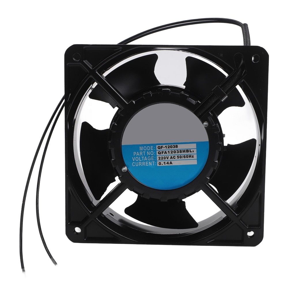Axial Fan For Fireplace Cassette Insertable, High Temperature, Metal Blades