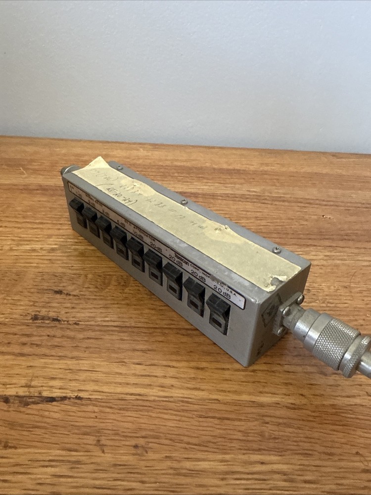 Texscan Corp SA-50 Switchable Attenuator 50 Ohm Untested