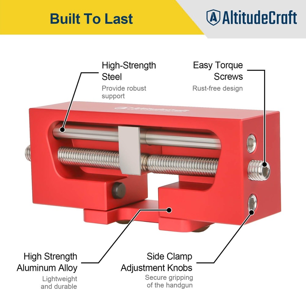 AltitudeCraft Sight Pusher Tool, Precision Front and Rear Red