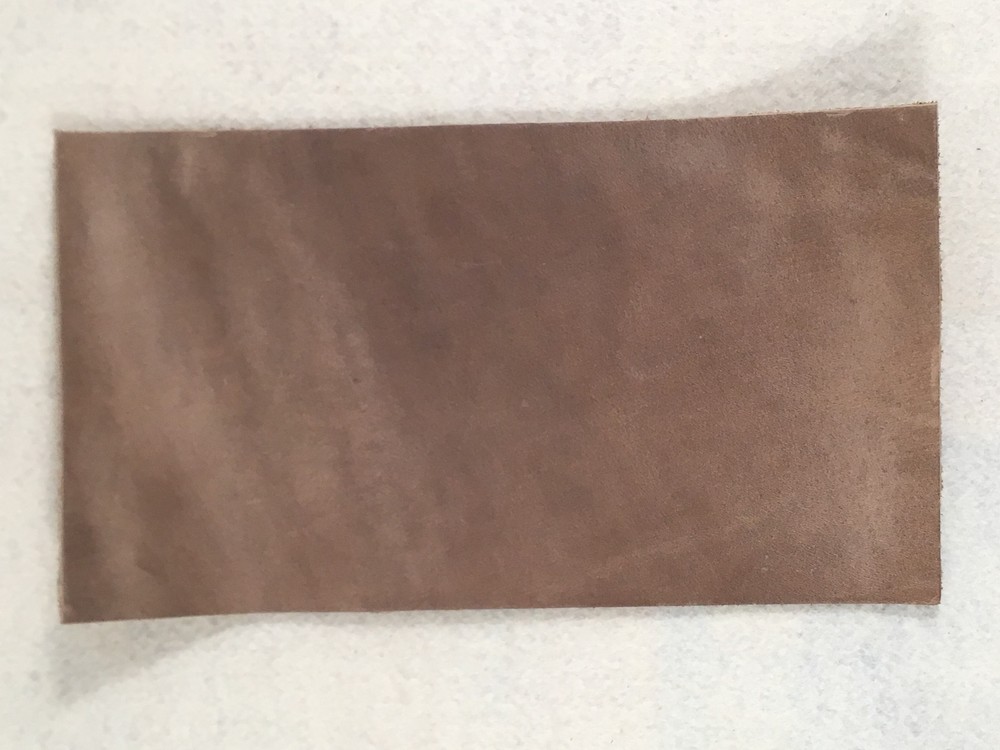 Leather Piece - 6" x 11" - Tree Bark - Oil Tan Pullup - 1 piece (E280)