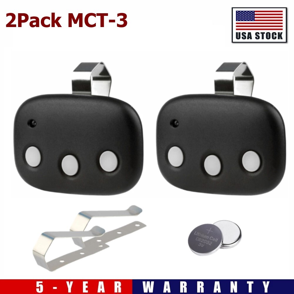 10x For MCT-3 Linear Mega Code 3BTN Garage Door Opener Remote DNT00089 LD033