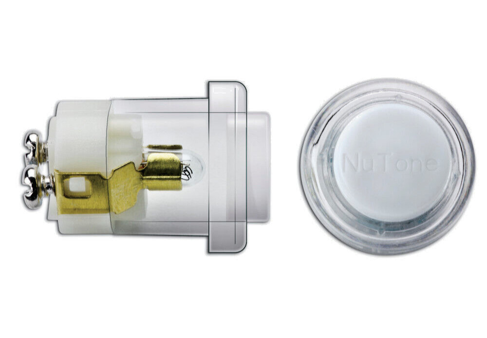White Nutone Intercom Lighted Push Button Door Speaker Is69 Is67 Is70 Is54 Pb18