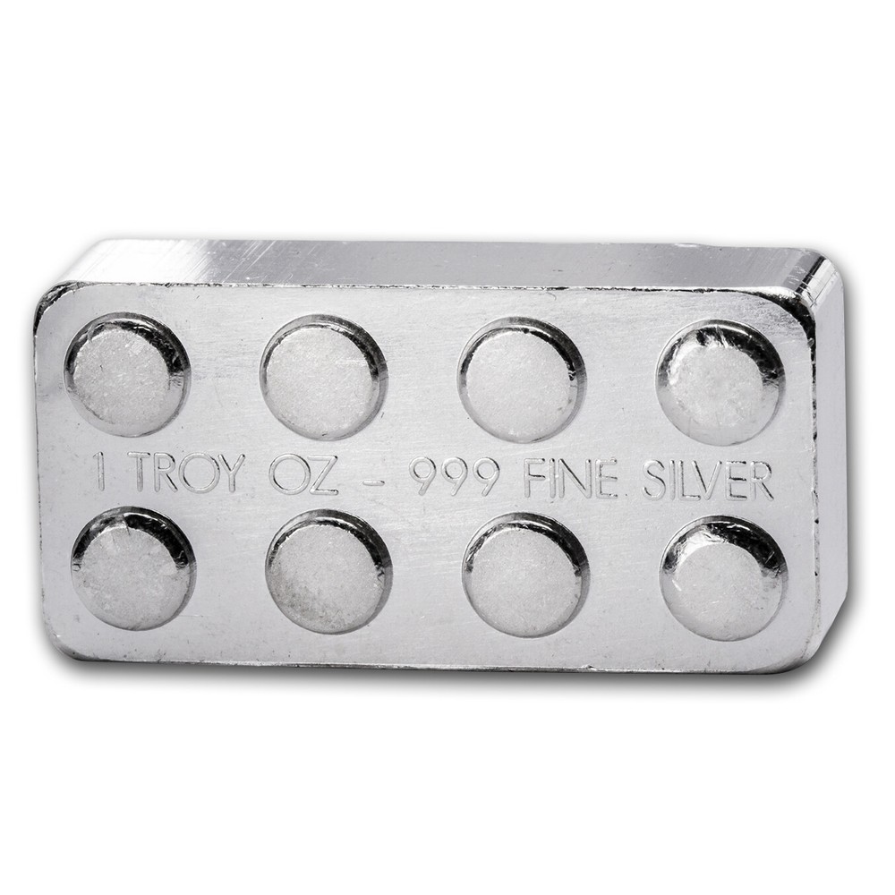 1 oz Silver Building Block Bars - 12-Piece Starter Pack