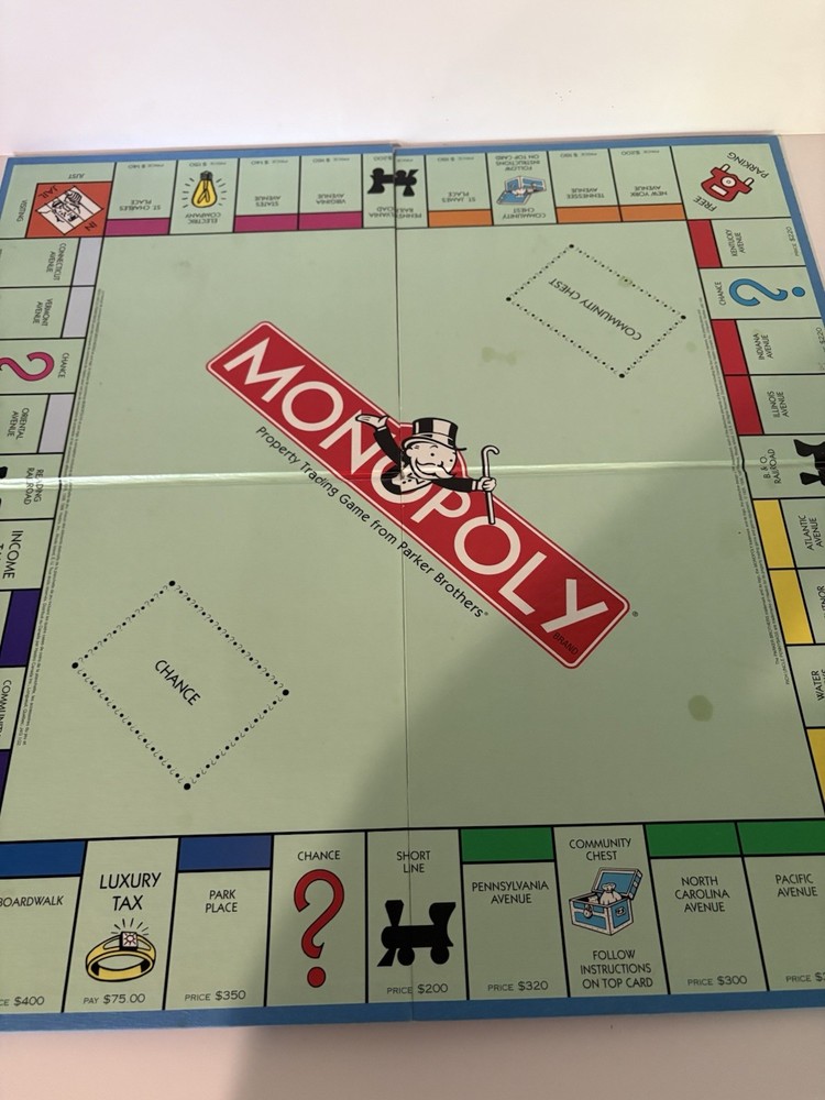 Vintage 1961 Monopoly Board Game Complete