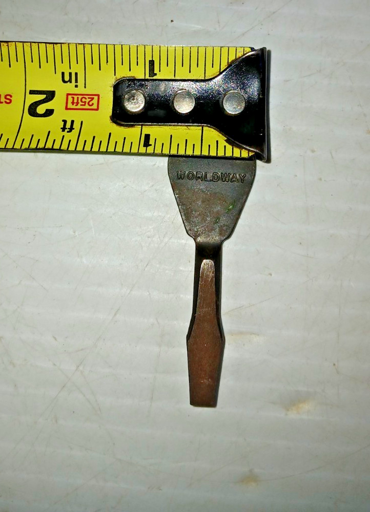 Vintage Worldway Keyring Flathead Screwdiver