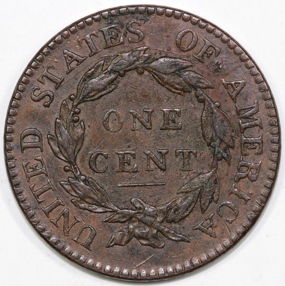 1818 1c N-6 Coronet or Matron Head Large Cent