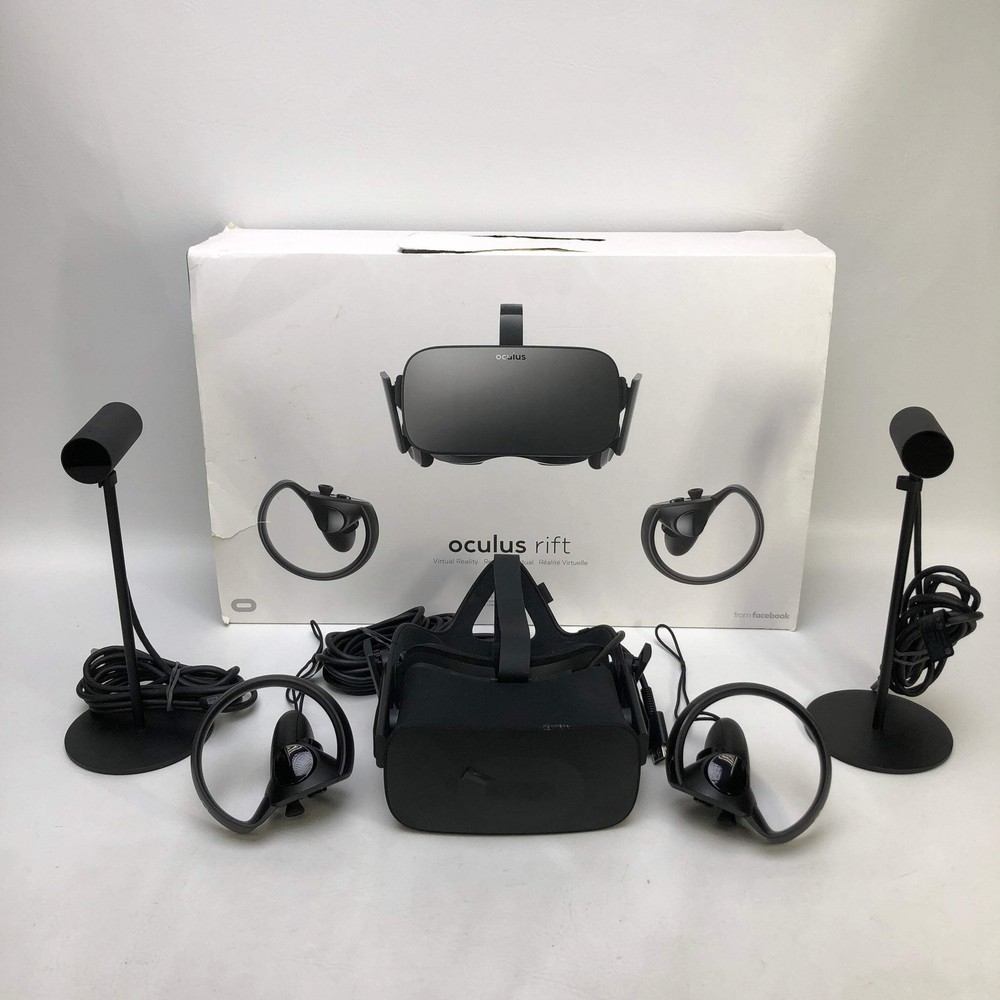 Oculus Rift CV1 VR Virtual Reality Headset System Black