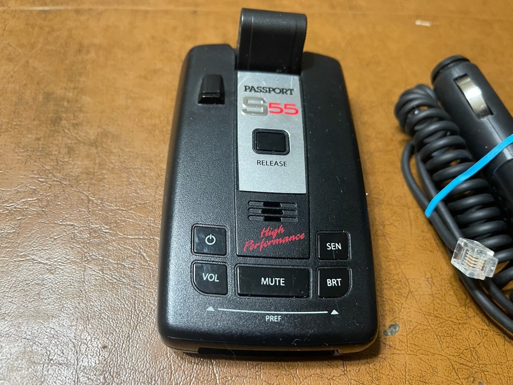 Escort Passport S55 High Performance Radar Detector, Missing Suction Cups