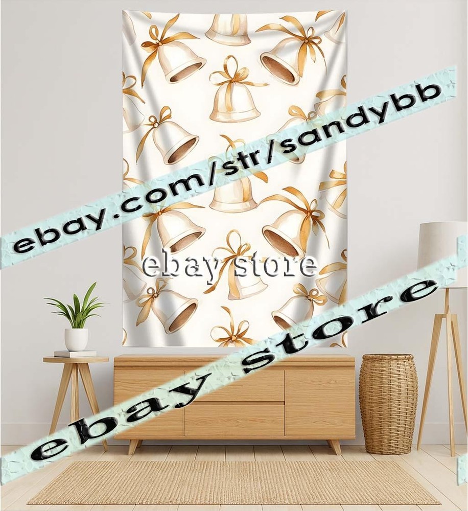 Present Pattern Neutral simple festive subtle tapestry 39X59 in