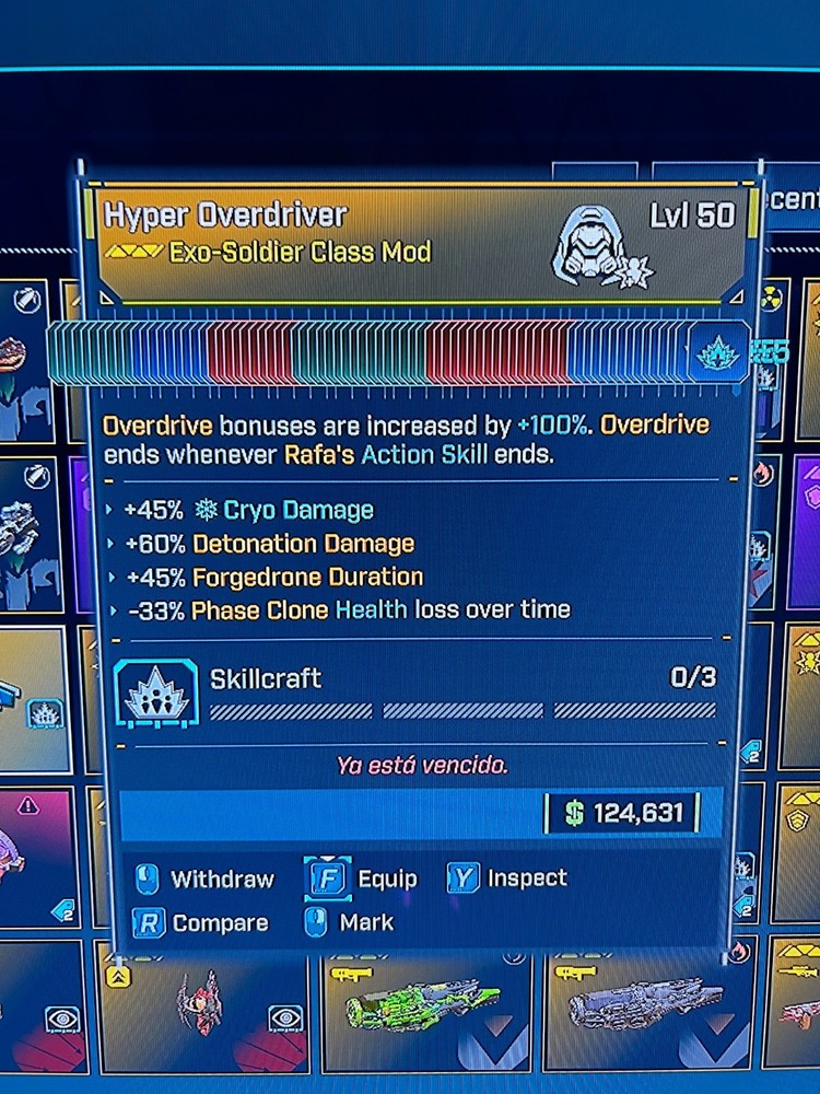 Borderlands 4✨ MODDED BLOOMREAPER OVERDRIVER RAFA CLASS MOD BL4 ✅PC-PS-XBOX✨